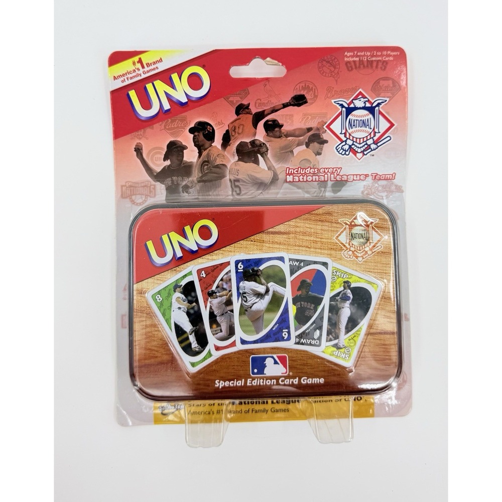 UNO MLB National League Baseball Special Edition 2006 Card Game Complete